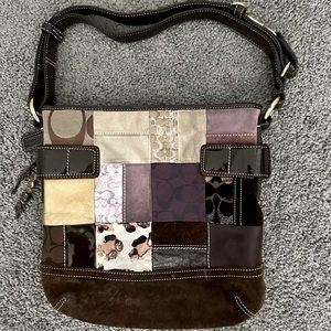 Patchwork Purple Coach